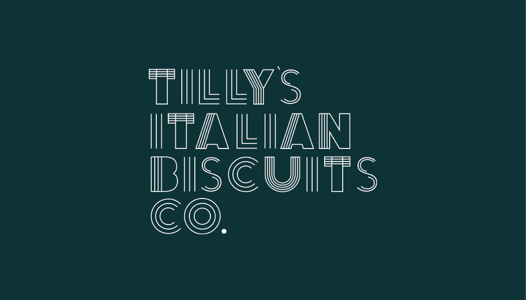 graphics graphic design  branding  Advertising  Packaging biscuits alevel italian biscuits Tilly's Italian Biscuits