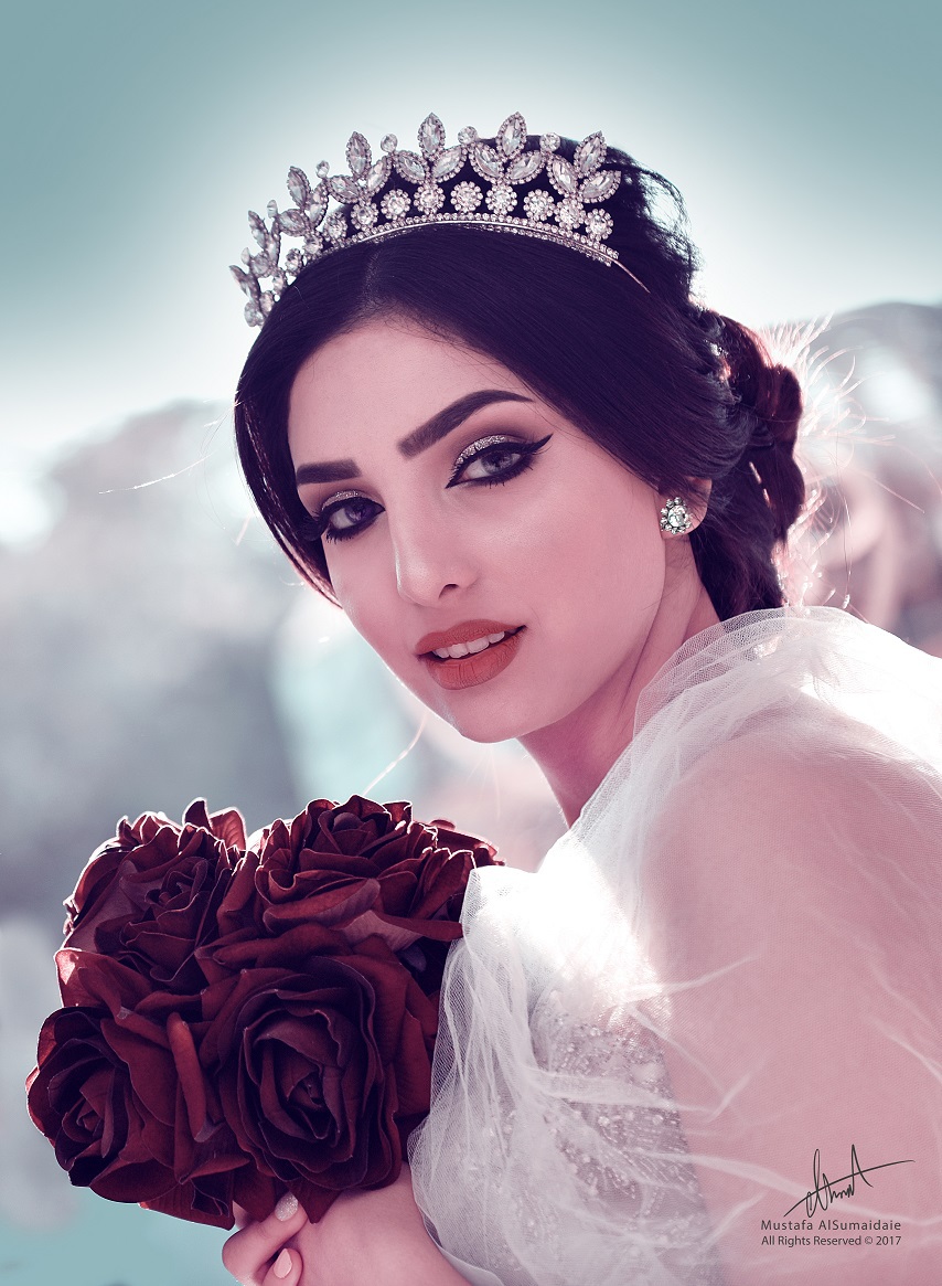 model Fashion  girl Hot iraq wedding queen beauty portrait makeup