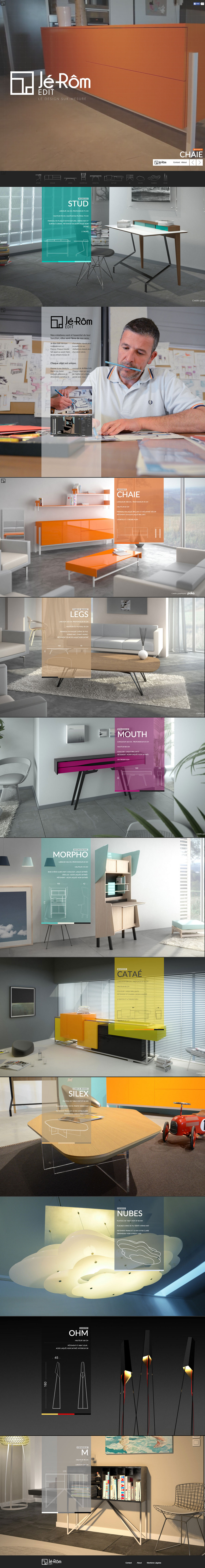 Adobe Portfolio furniture designer