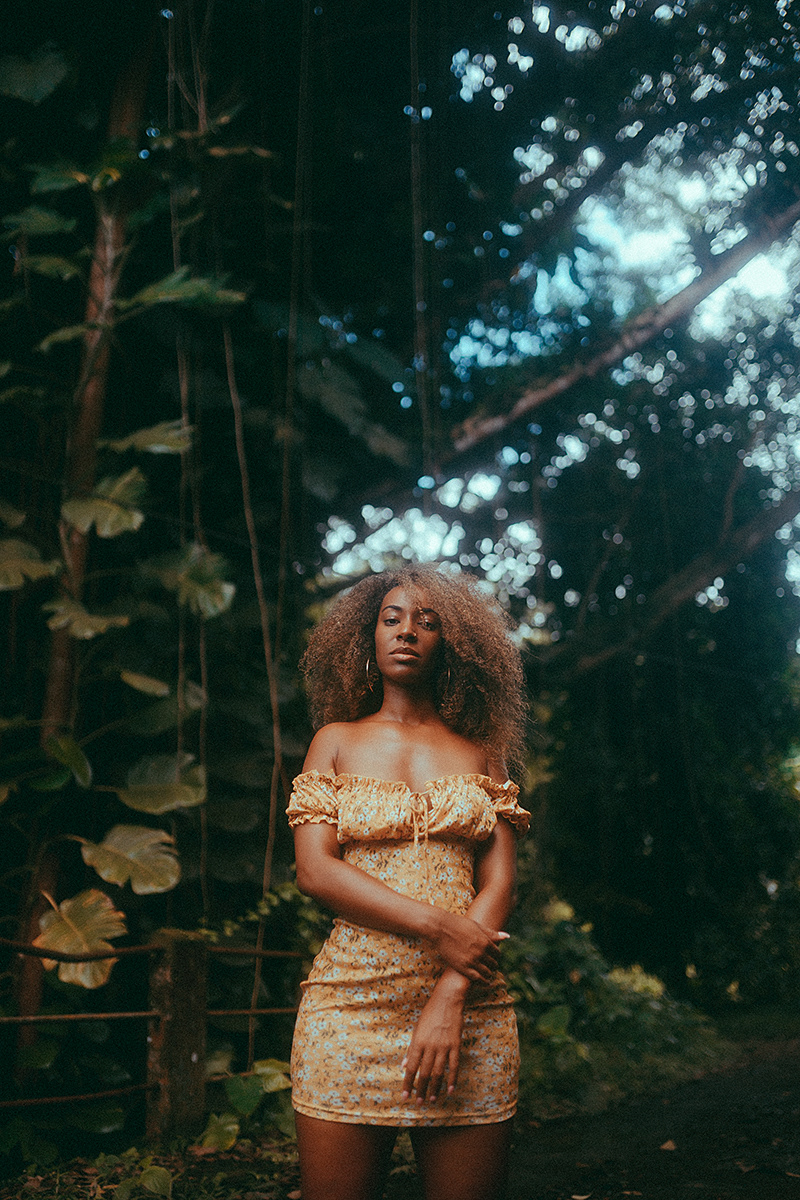 Fashion  Guadeloupe model portrait