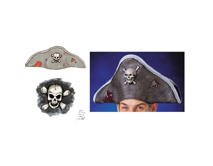 pirate hat Halloween costume accessory by Paul Gibbons