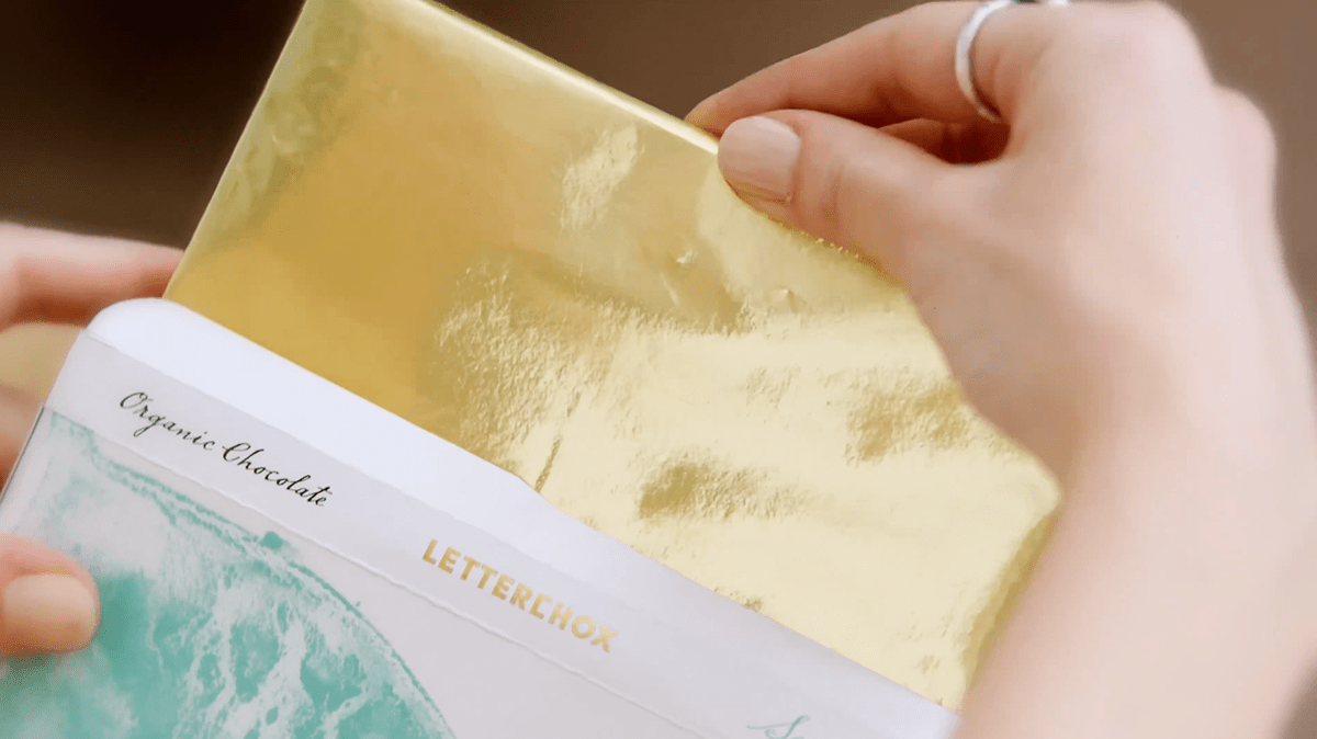 chocolate box letter envelope handmade experiment Analogue charcoal watercolour linocut