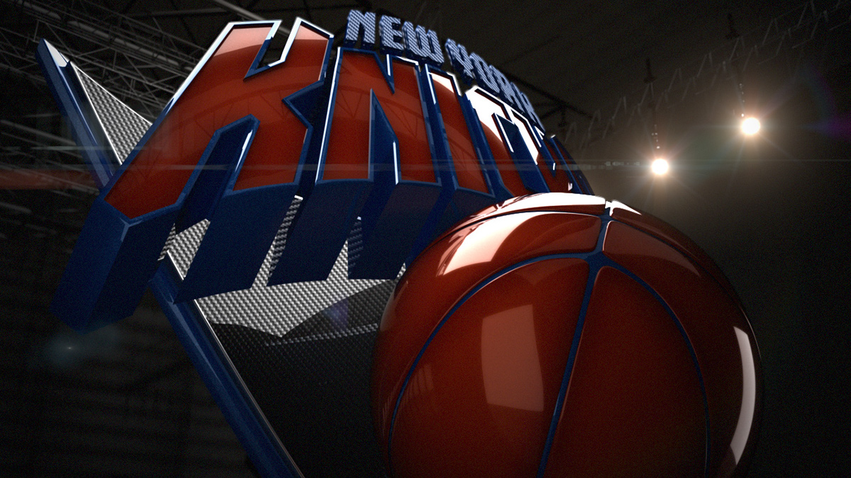 Adobe Portfolio design look development 3D modeling sports NBA ESPN basketball
