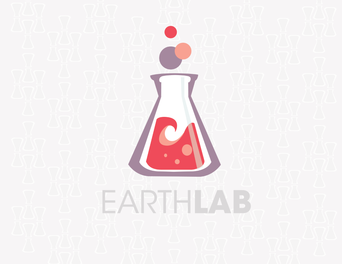 earth lab earthlab   science beaker logo Logo Design environment scientific literacy biology chemistry natural science