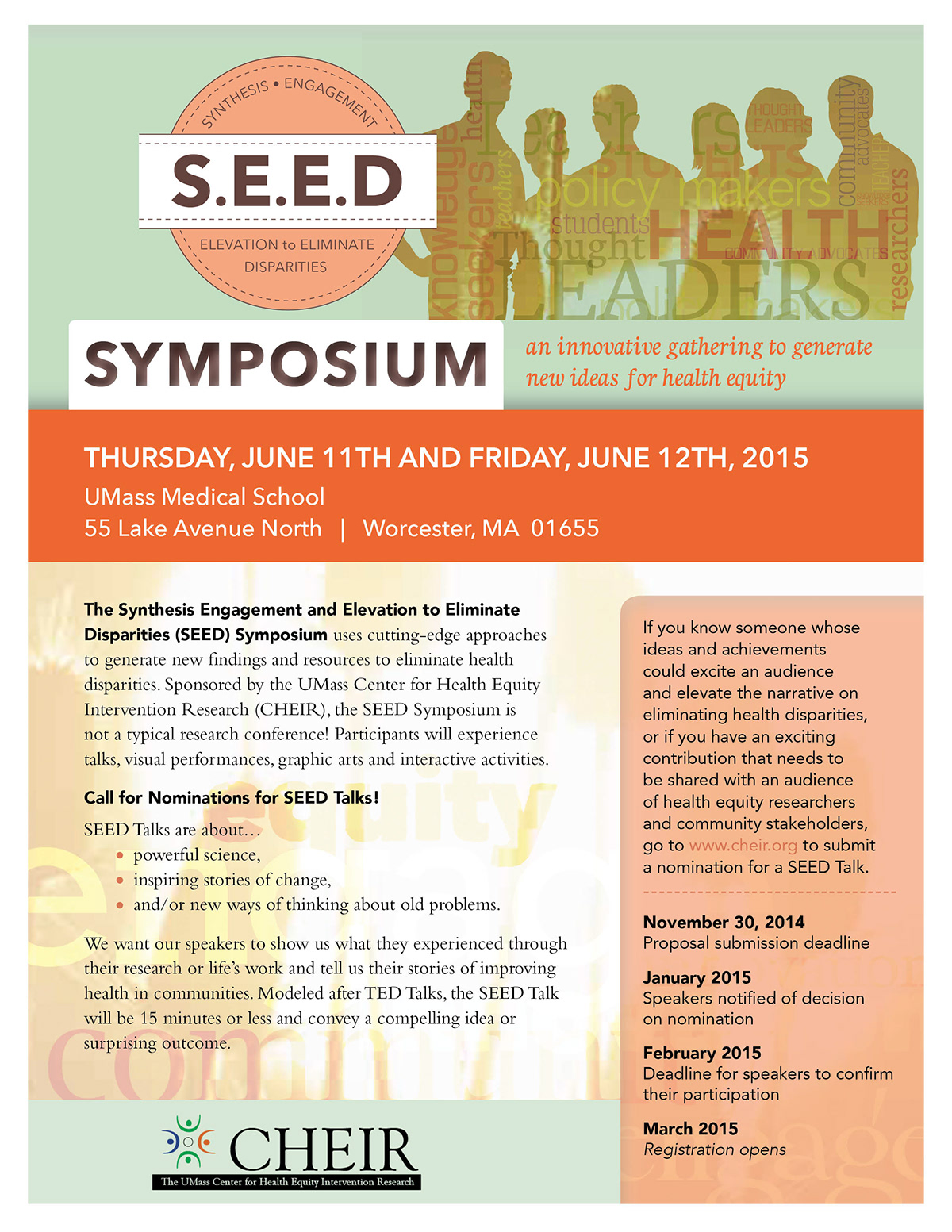 flyer event advertising Not for profit Education seminar symposium social activism