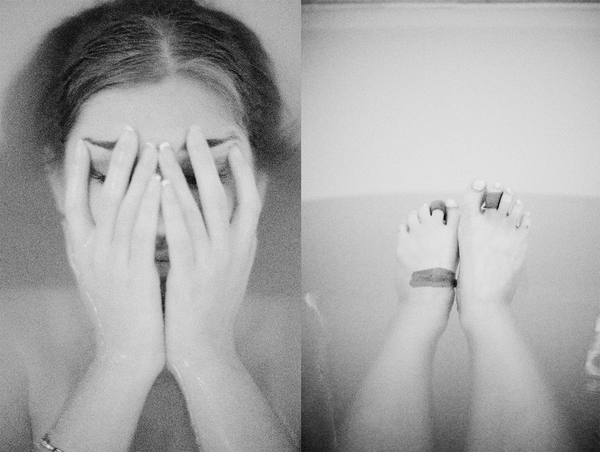 water underwater self-portraits Selfies   sore bath me You everyoneelse fineartphoto grain