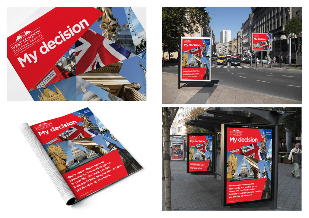 Education London University school megatrend business campaign promo brochure Catalogue