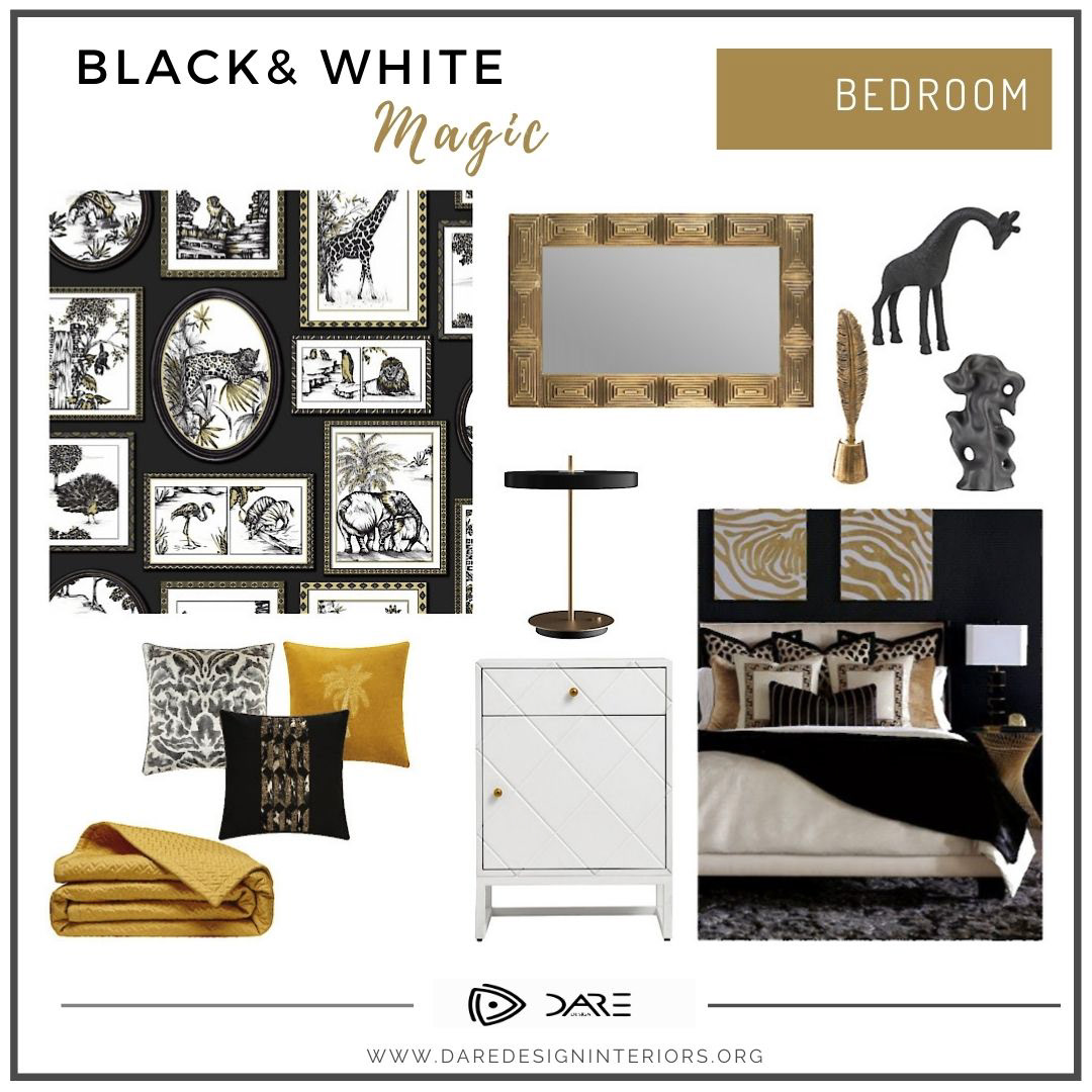 black and white design house for rent interior design  Luxury Design