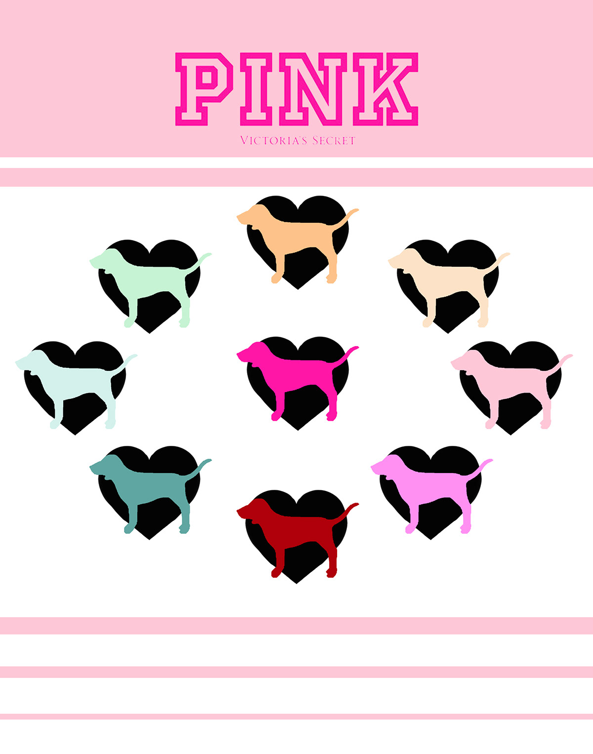 Victoria Secret PINK accessories design bags iphone iPad