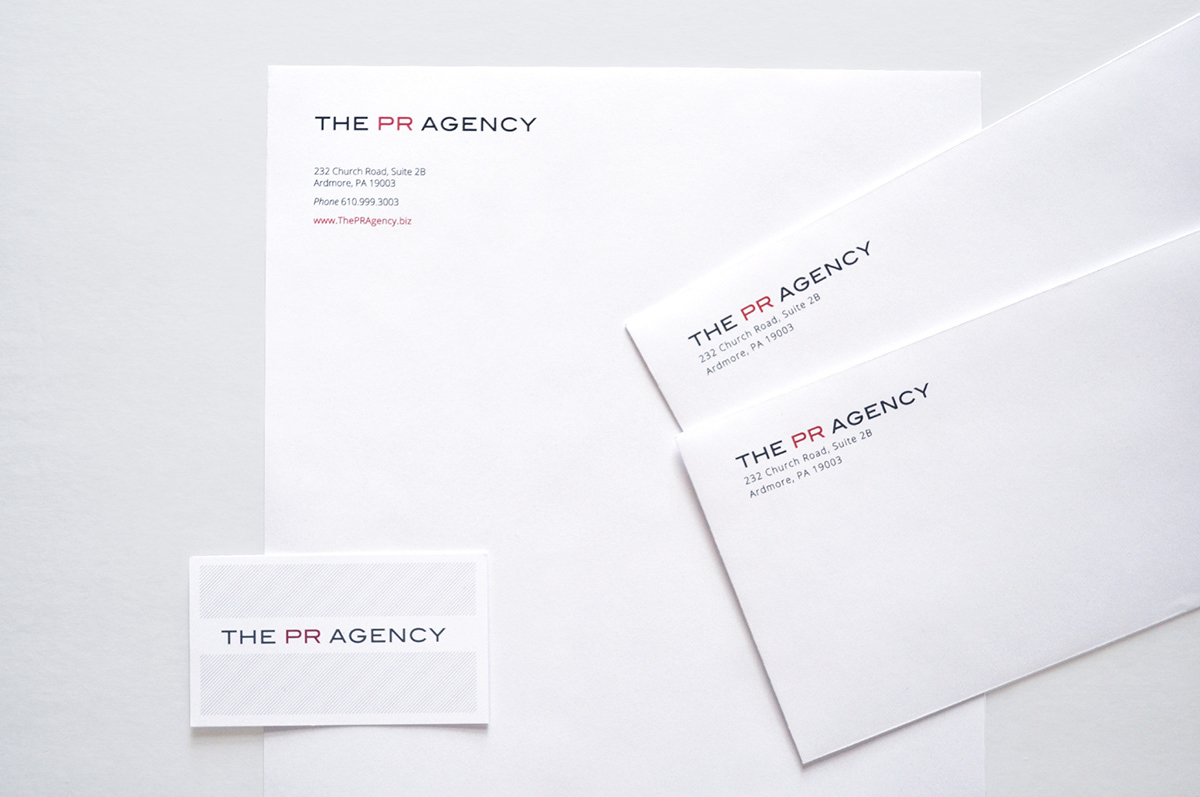 icons public relations pr Stationery agency business card letterhead envelope clients public relations