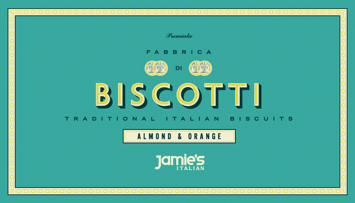 packaging design food branding Italian Modernism Deli Inspired Jamie's Italian Jamie Oliver