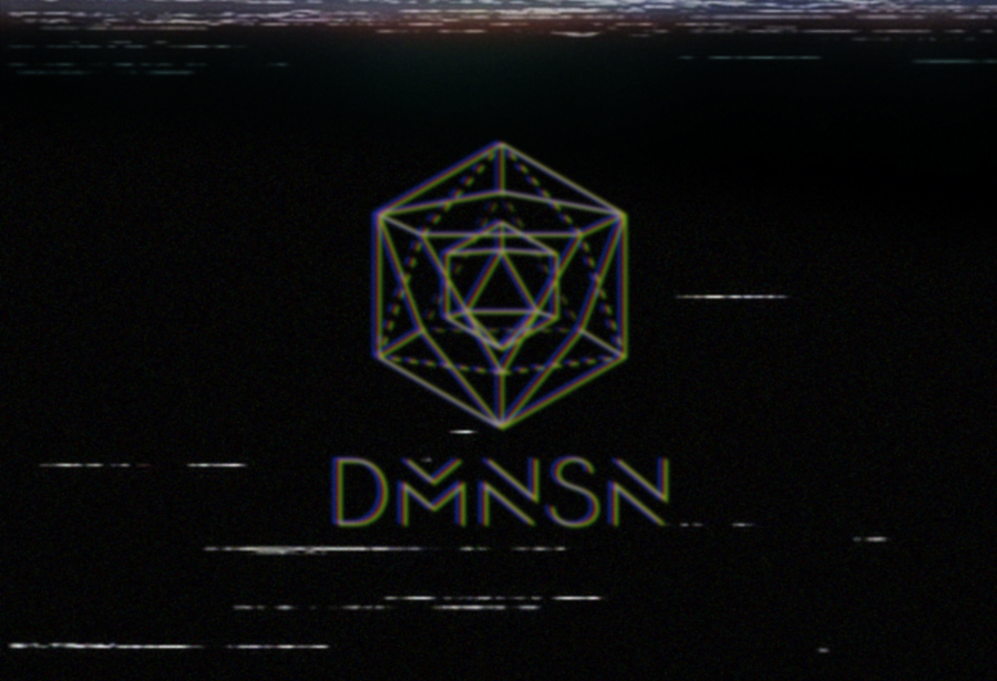 4th dimension dimension vapor gradient Space  logo Geometric shape