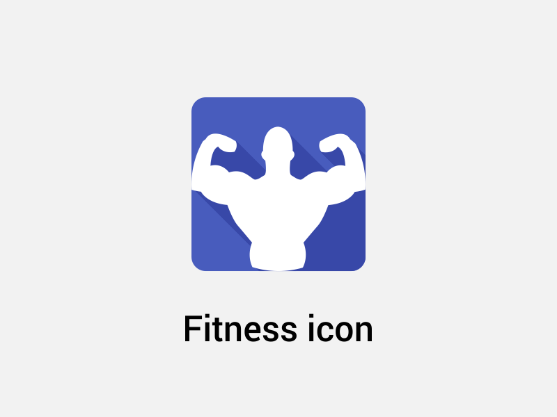 Fitness App Icon material ui Material UI Icon