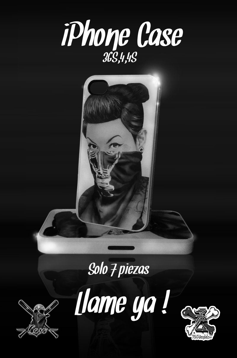 lettering TattooGirl psycho aztek Tenochtitlan ceso Mexican airbrush piercing iphone case