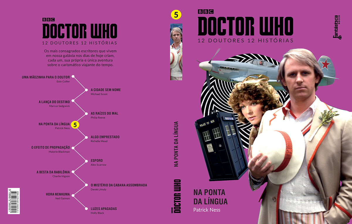 Doctor Who editorial book cover Adobe Portfolio InDesign