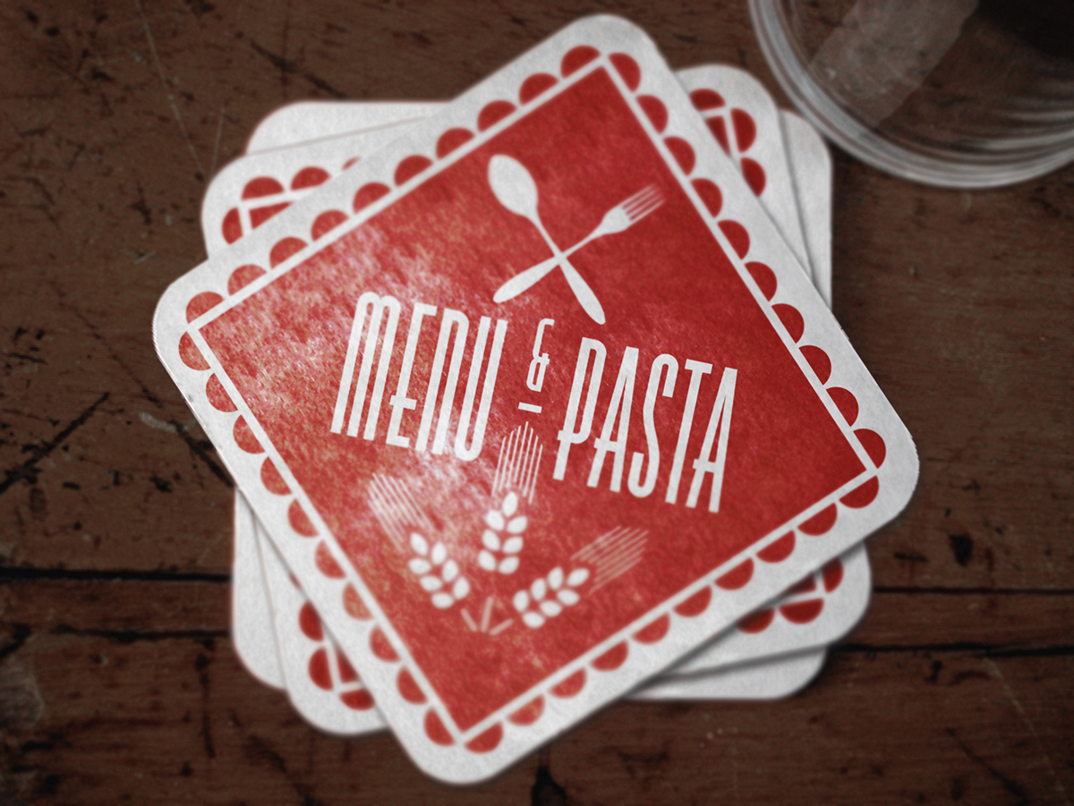 csipet  pasta  Menu  logotype  italiano  Fast food  Packaging  lettering   typography  vintage  spaghetti  restaurant  ristorante  penne  pomodoro