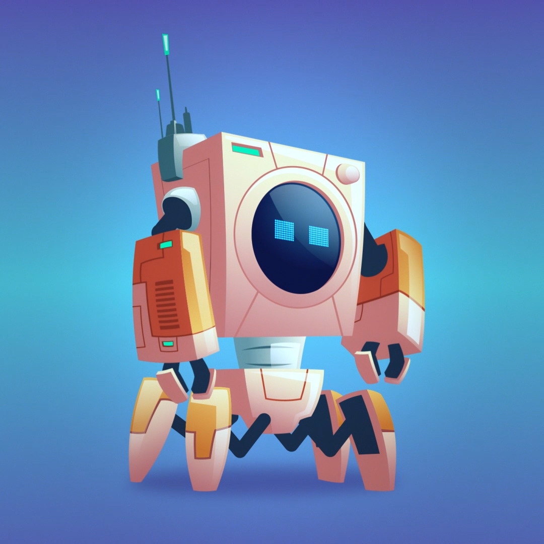 2D Robot Animation Rigging and Animation on Behance