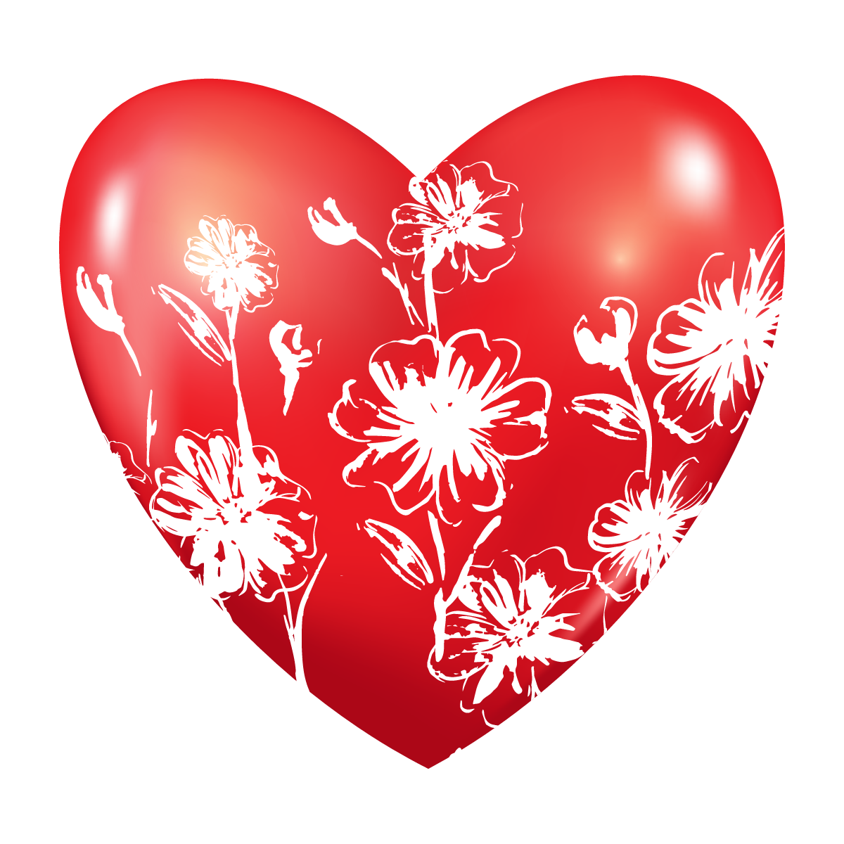 Happy valentines day heart vector design on Behance