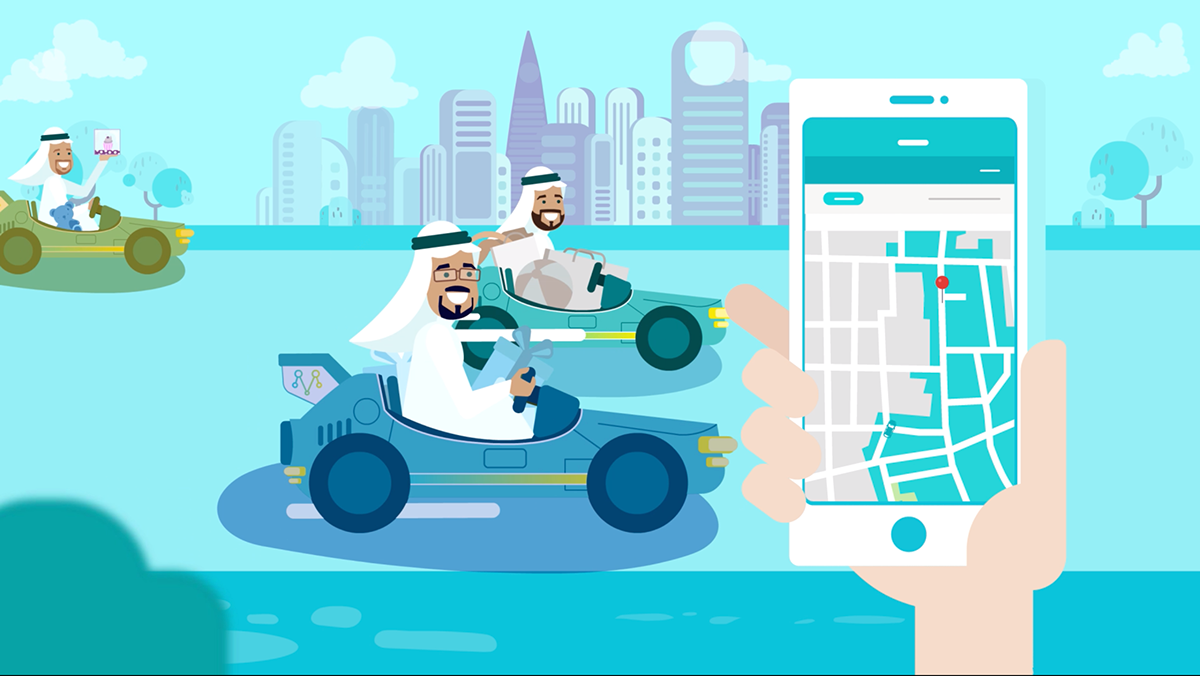 mrsool motion motiongraphics animation  commercial delivery app Saudi carts Fun