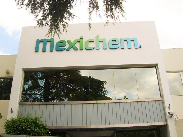 mexichem logo identity mexico laboratory chemistry Petrochemistry industry corporate brand