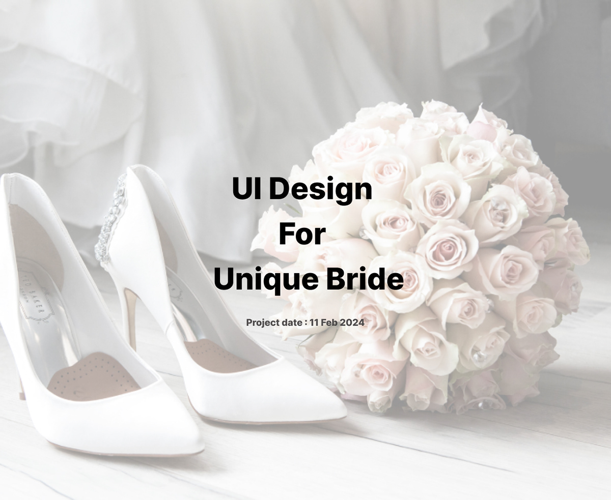 Web Design  Website Figma UI/UX landing page bride bride dress Bouquets Bride Accessories bride shop