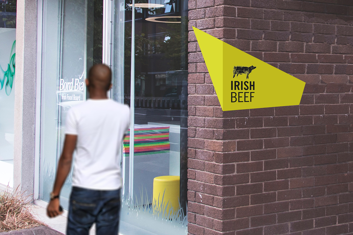 irish beef cows identification brand Exhibition  Packaging paper Signage wayfinding 3D model