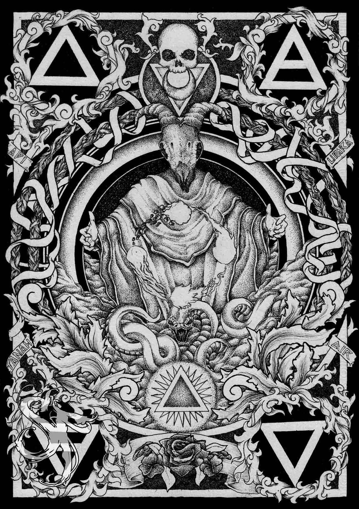 element Nature symbol art artwork metal occult Ancient details
