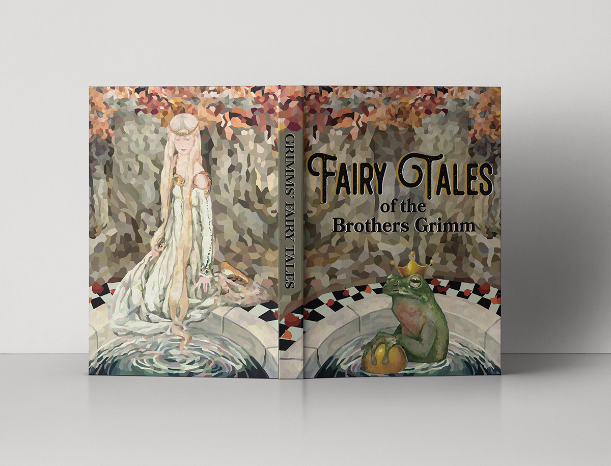 Book Cover Design book formatting Grimms' Fairy Tales typesetting
