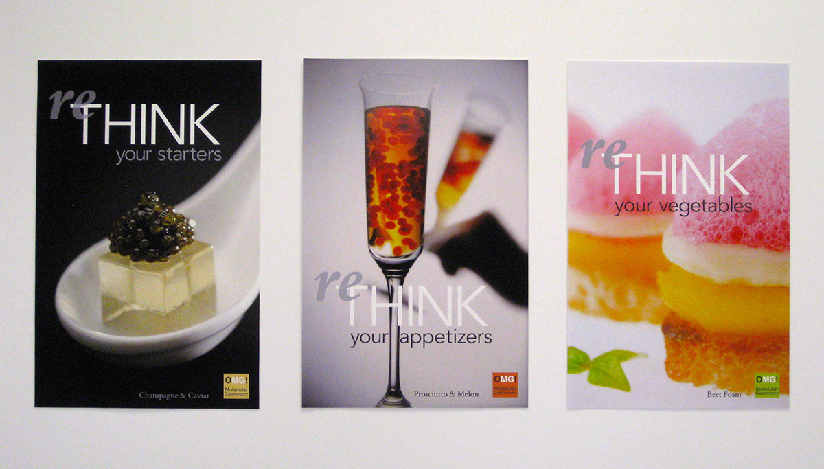 gastronomy molecular Food  postcard poster test tubs cards