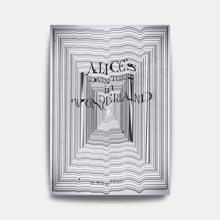 book cover design bookcover alice adventure wonderland