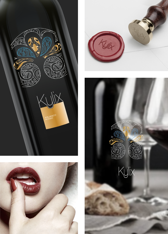 wine bottle italian product design  Packaging logo brand