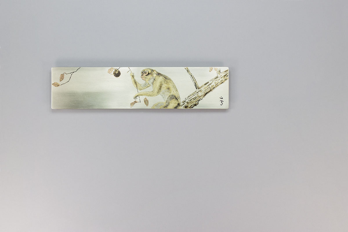 art bookmark handmade made in italy Silverleaf silver