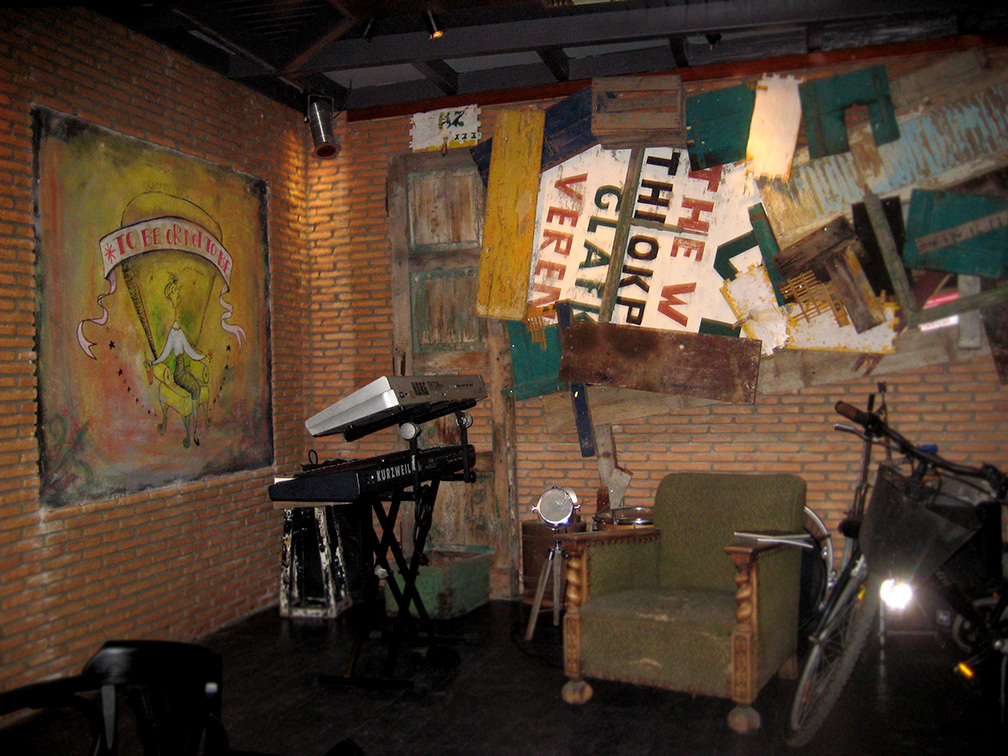 bar wall laboratory art cafe Theatre Stage