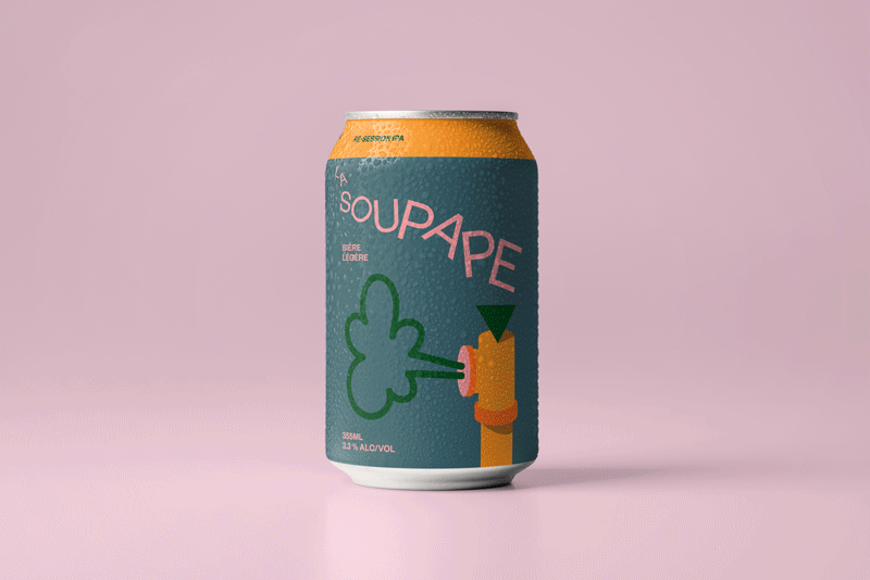 beer beer design brewery flat design frame animation ILLUSTRATION  Packaging soupape Valve