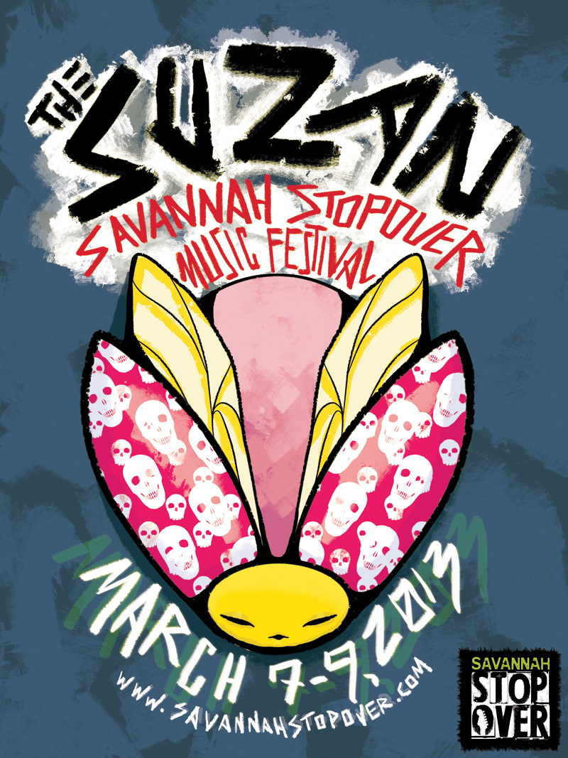 the suzan band poster savannah stopover