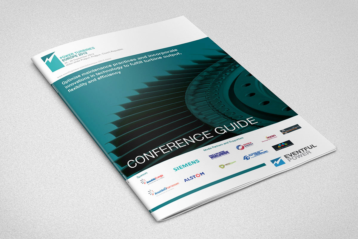 brochure Conference guide Event Design