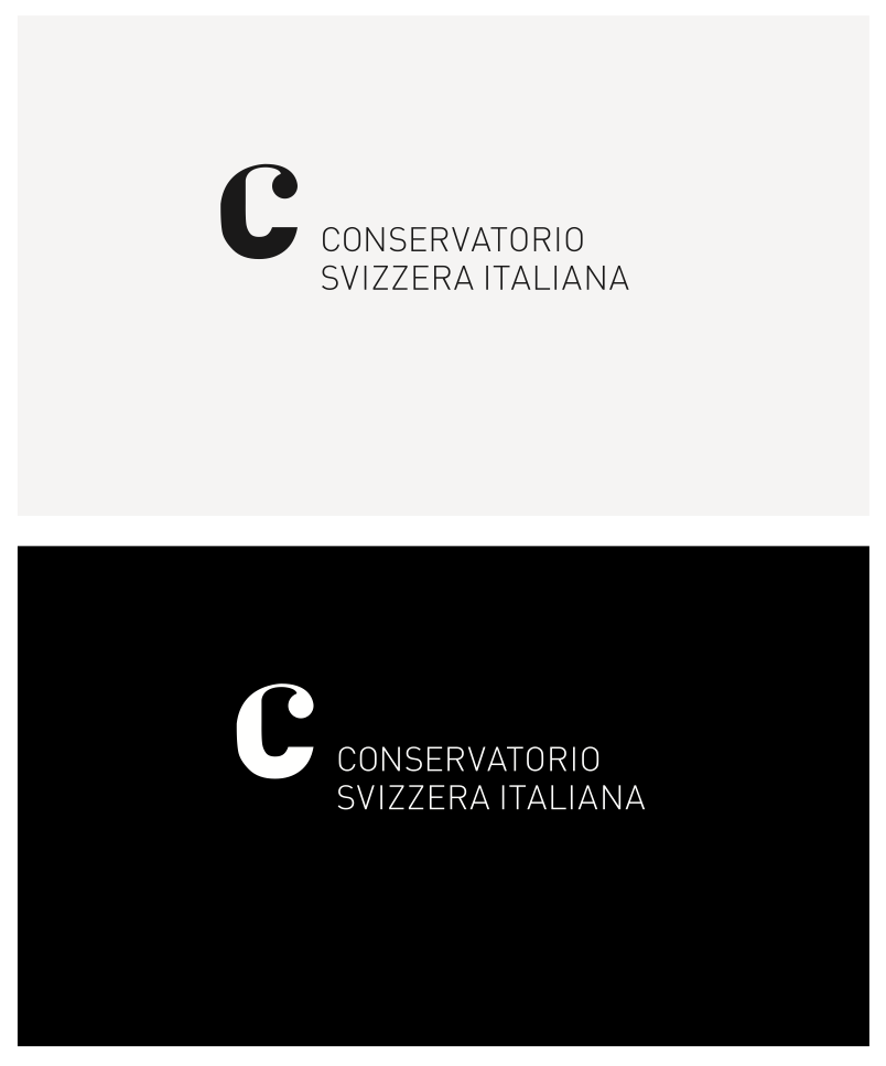 Logo Design music school Classic black White contemporary