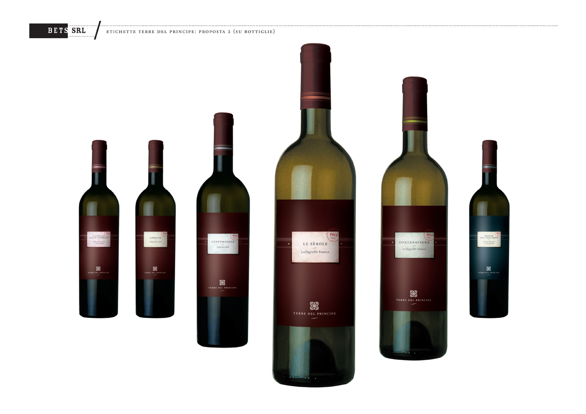 wine Label design pallagrello principe terre vino Autoctono 