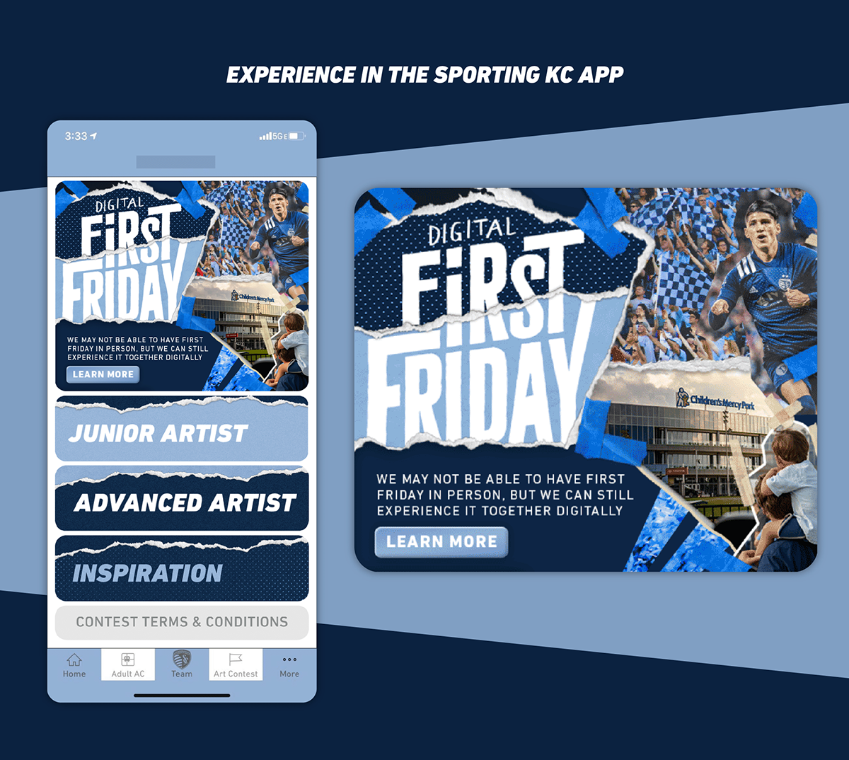app collage contest digital Event first friday kansas city Social Distancing Event Sporting KC