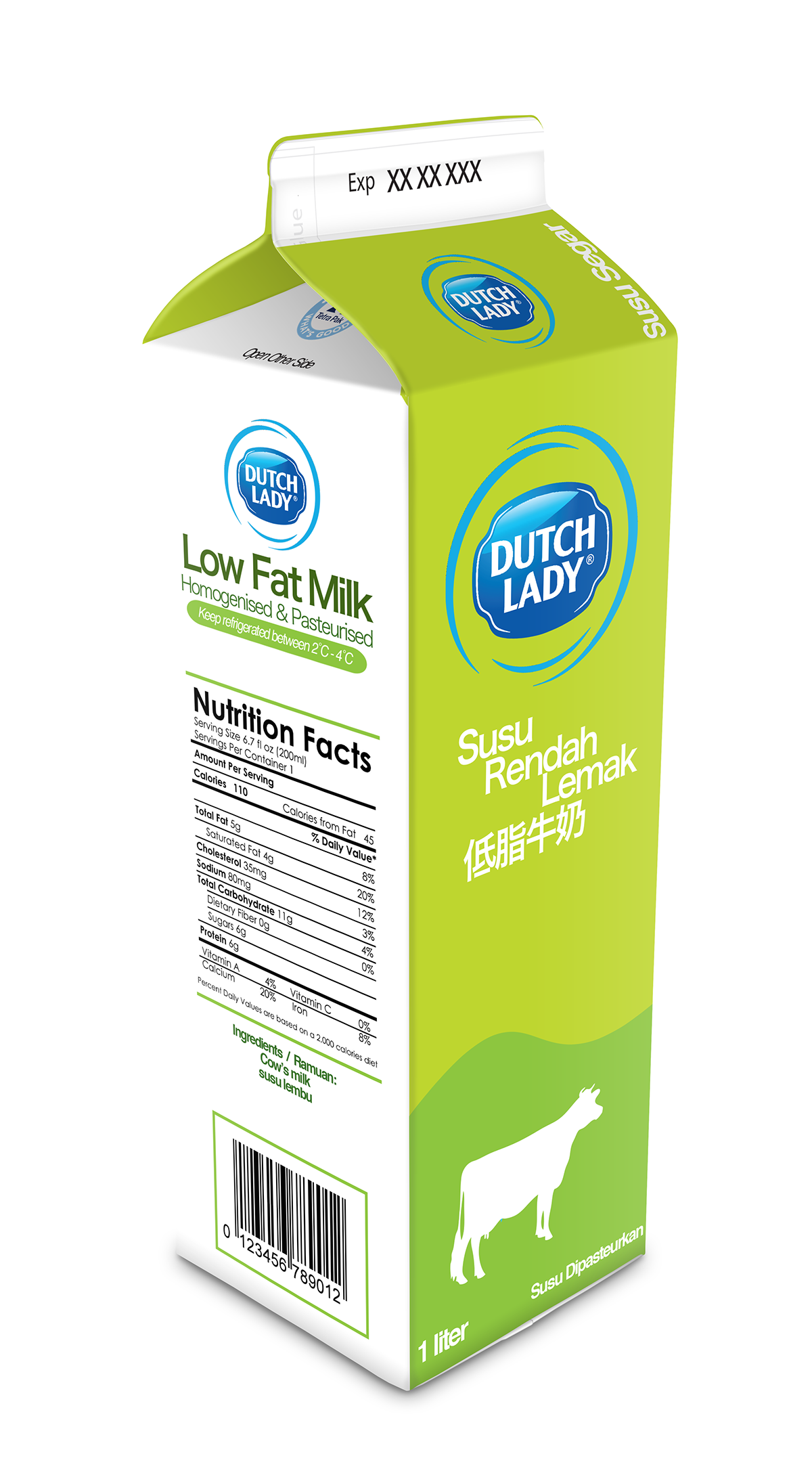 milk package carton malaysia Dutch Lady college