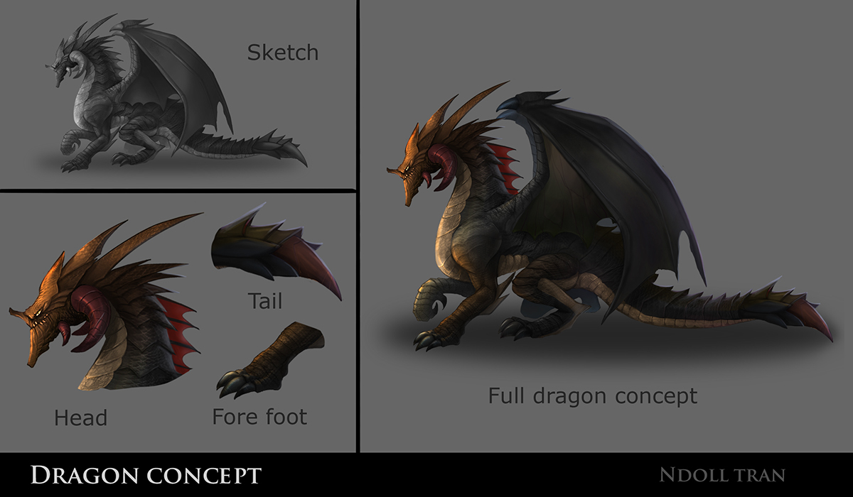 dragon Ndolltran fantasy