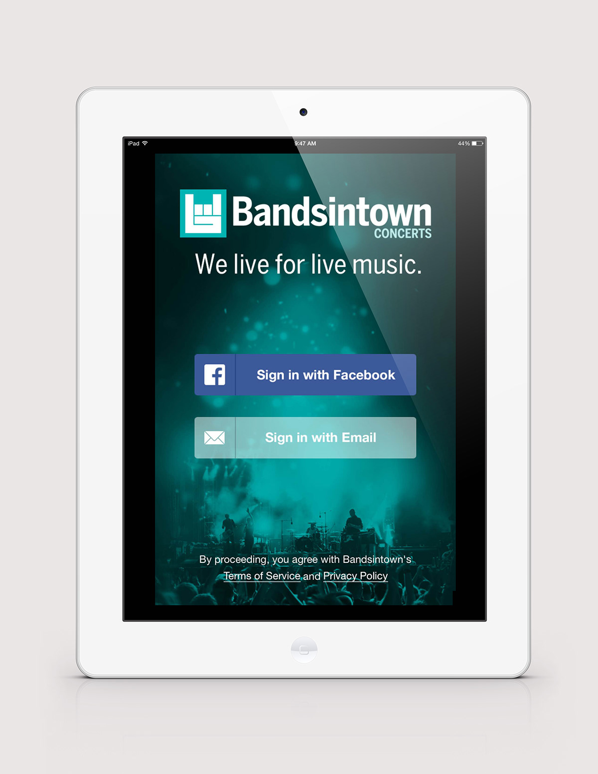 matt hodin Matt Hodin Design BandsInTown iPad App