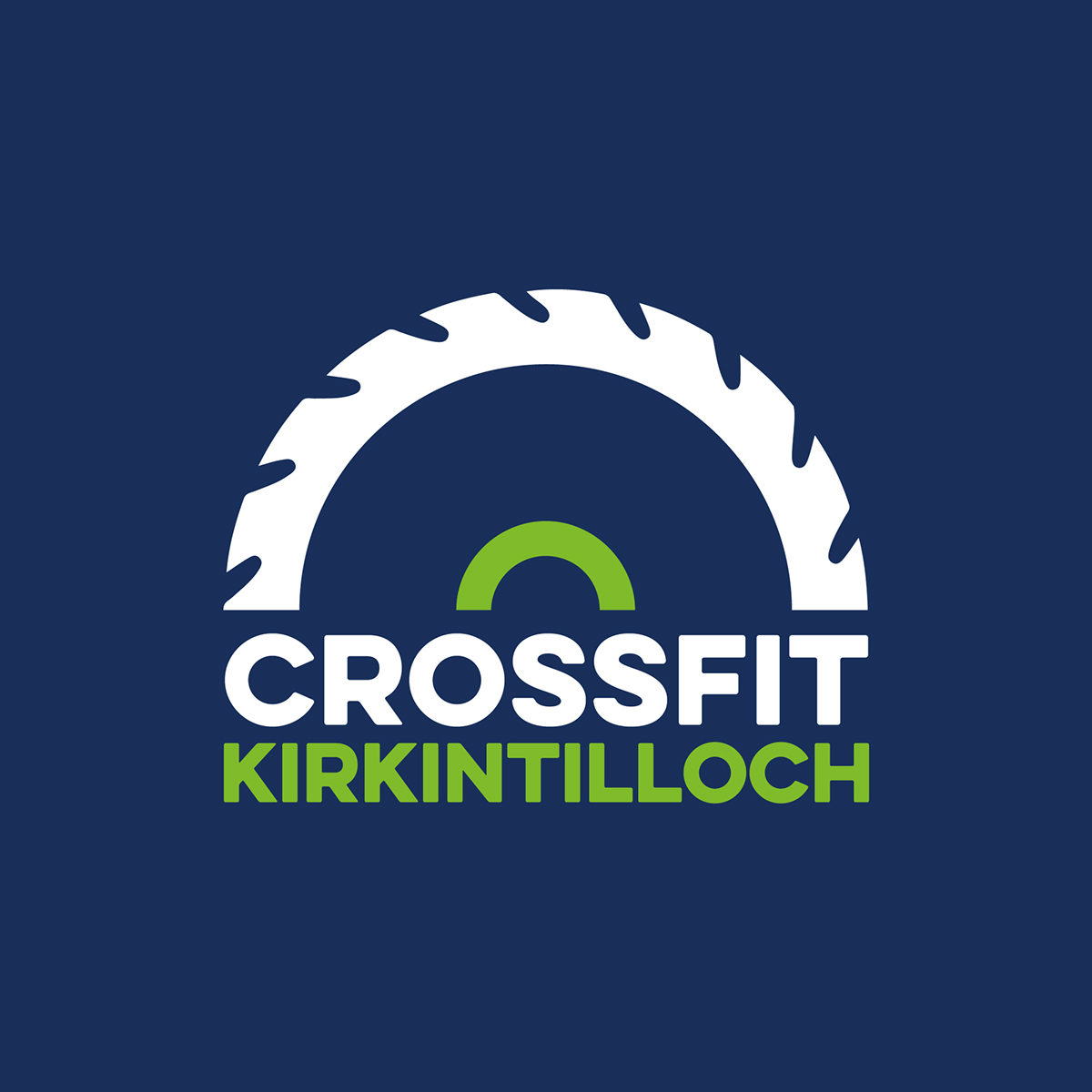 Crossfit Kirkinitlloch Crossfit logo Logotype gym andy scotland Alan Wilson Andrew Rae commonwealth weightlifter fitness