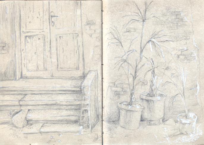 weeping greenhouse sketchbook