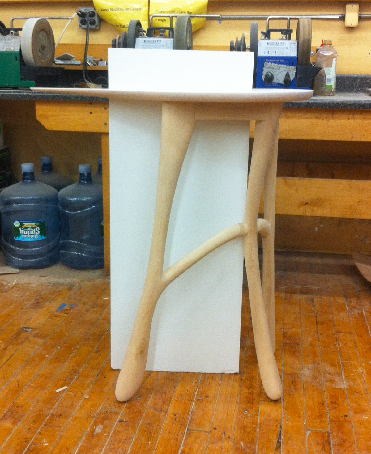 corner table table stool Claw Ball Feet bridge woodworking