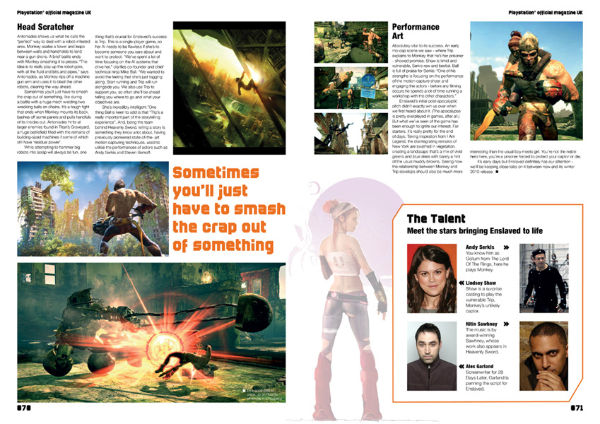 Gaming magazine editorial