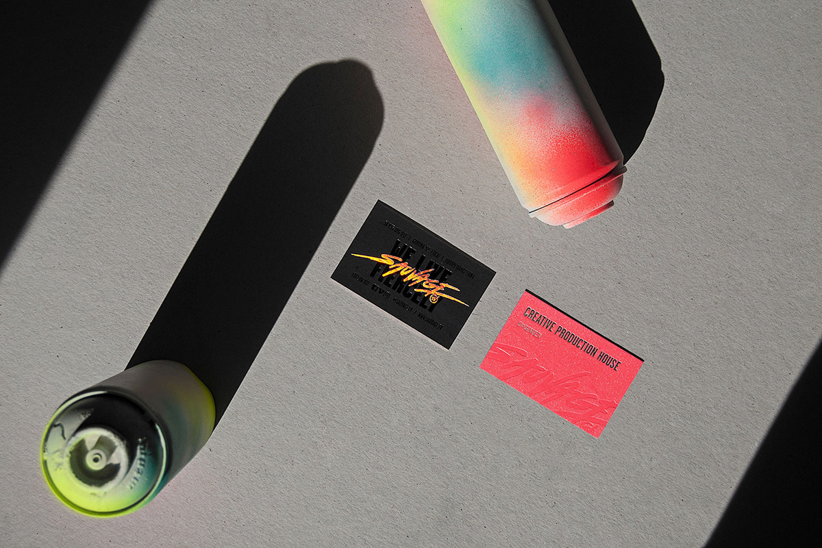holographic edges business cards sauvage gmund embossing hotfoil crafts   foil