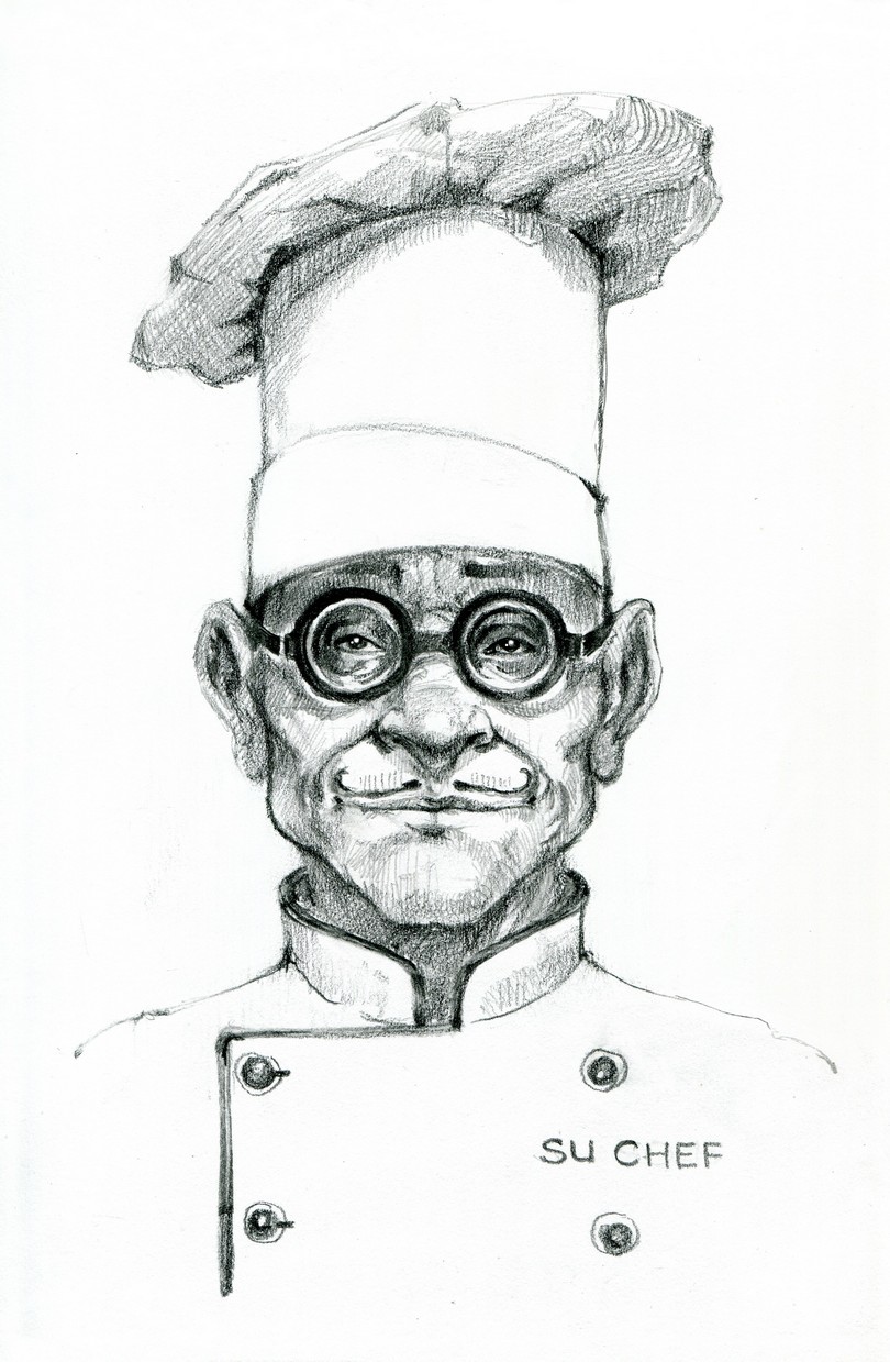 su-Chef japan fugu pencil graphica