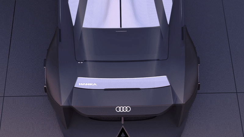 Audi exmachina concept car design CG art artist future animation 