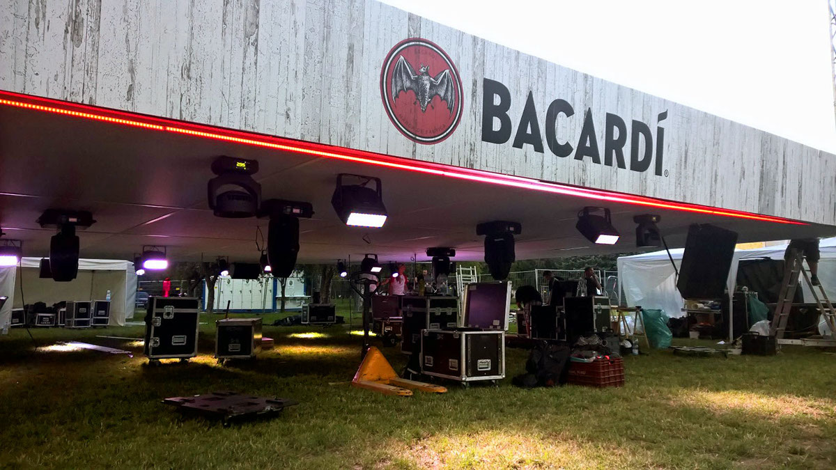 bacardi festival Stage gateaway sziget
